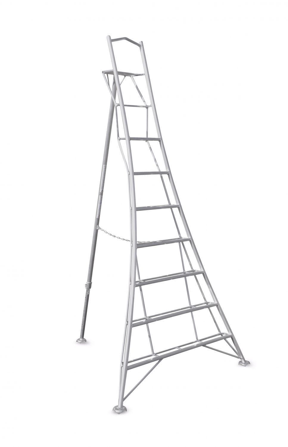 VULTUR LADDER MET PLATFORM 1 BEEN VERSTELBAAR - 360 CM