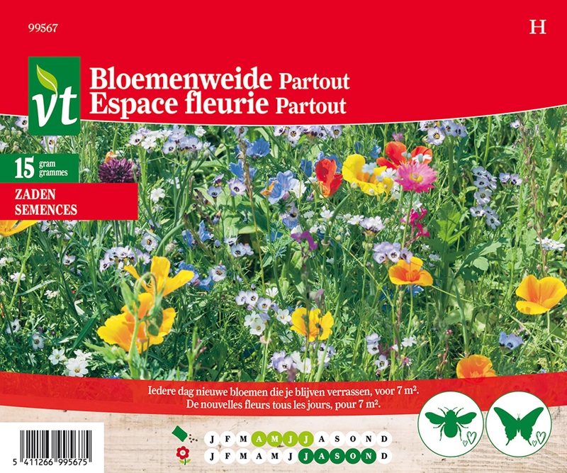 ZAADSET DE VROLIJKE BLOEMENWEIDE