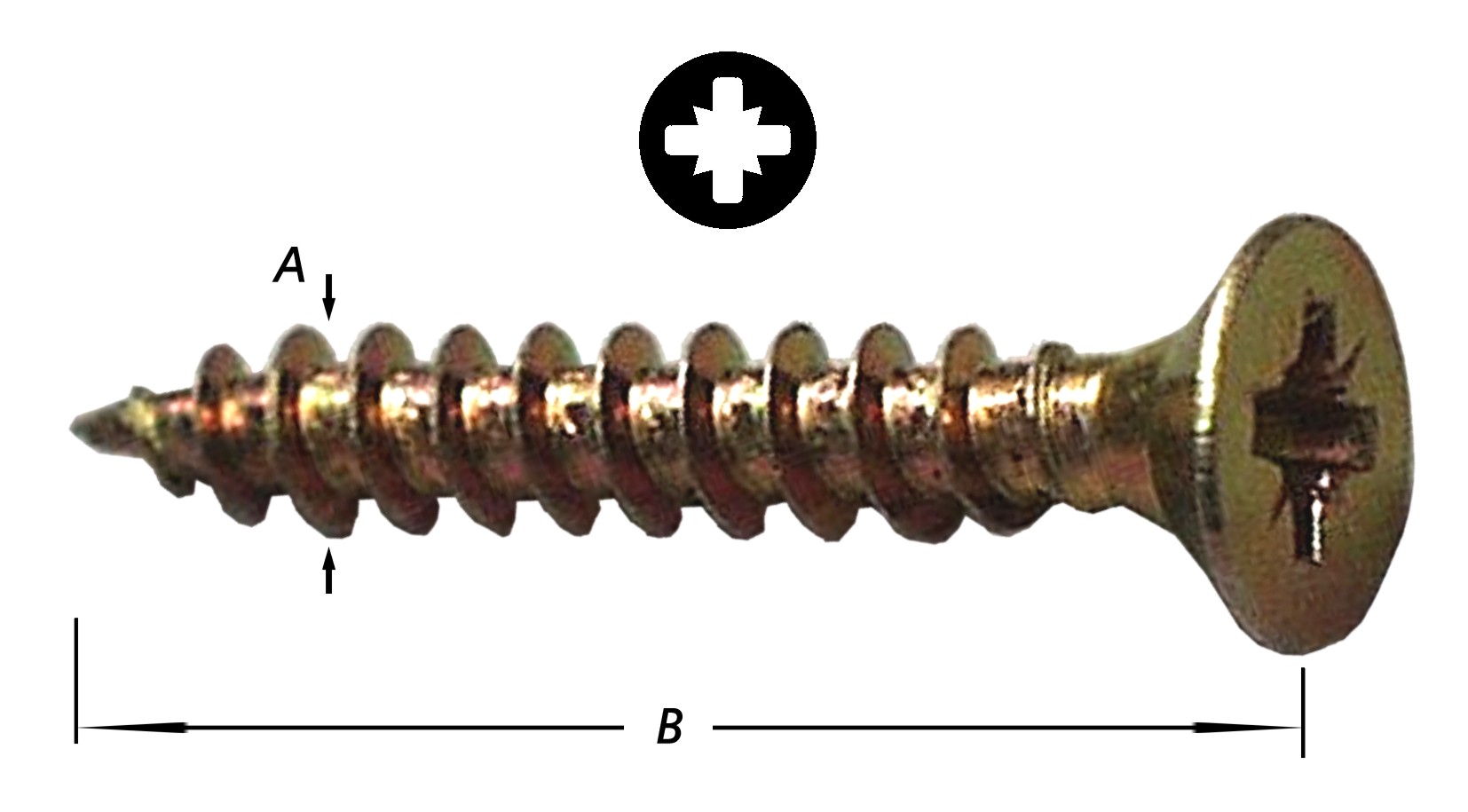 SPAANPLAATSCHROEVEN PLATTE KOP5,0 X 50 MM