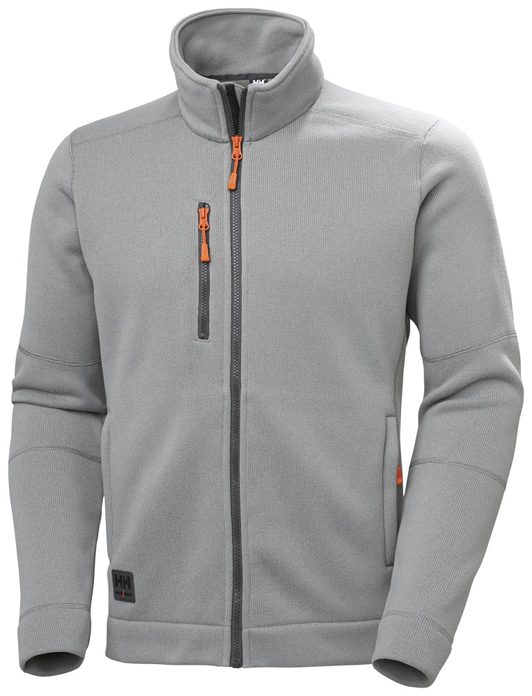 KENSINGTON KNIT FLEECE JACKET 930 MID GREY 2XL