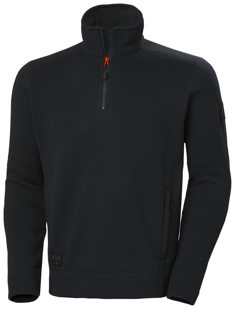 KENSINGTON HALFZIP KNIT FLEECE 990 BLACK 2XL