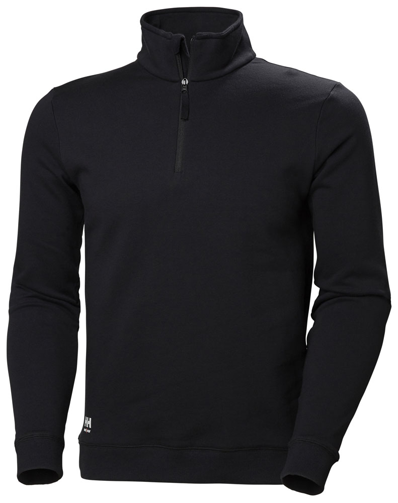 MANCHESTER HALF ZIP SWEATSHIRT 991 BLACK 2XL