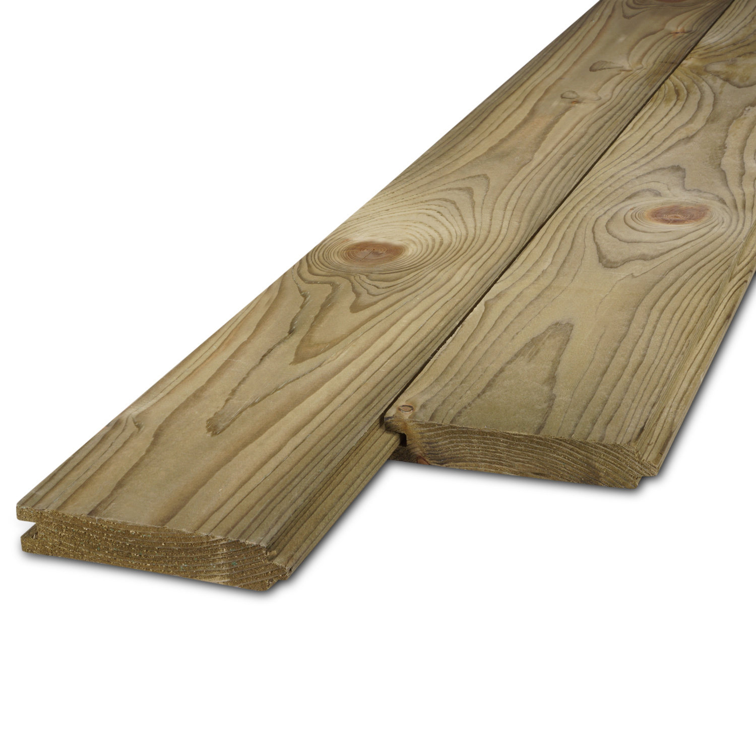 PLANK TAND/GROEF 28MM X 130MM - 200 CM